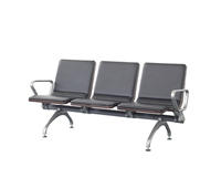 Metal airport waiting chair with cushion P1802
